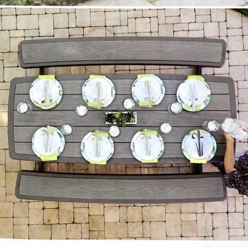 LIFETIMEフレーム ピクニックテーブル折りたたみ 6人 ～ 8人