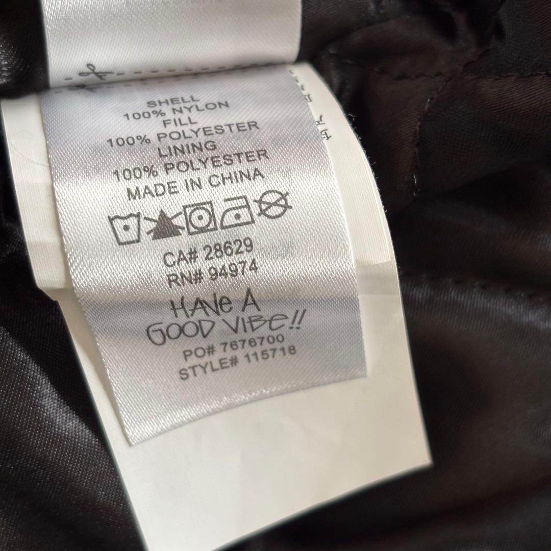 【未使用品】Stüssy ダイス スパンコール中綿スタジャン L