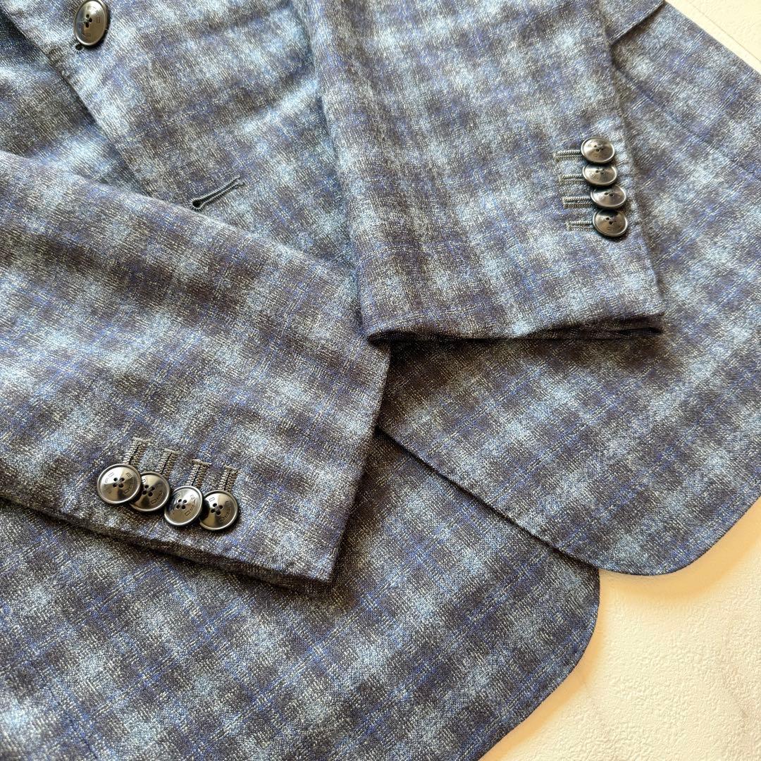 希少 美品 L相当 ETRO スーツ セットアップ ペイズリー シルク