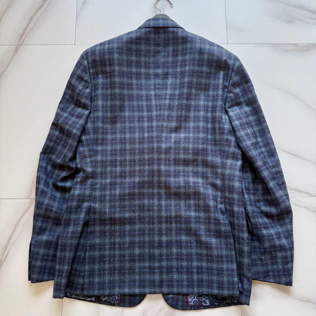 希少 美品 L相当 ETRO スーツ セットアップ ペイズリー シルク