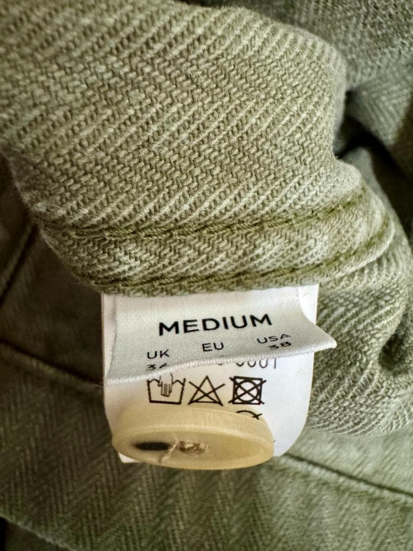 H BEAUTY&YOUTH ヘリンボーンマリン ユーティリティジャケットOvy