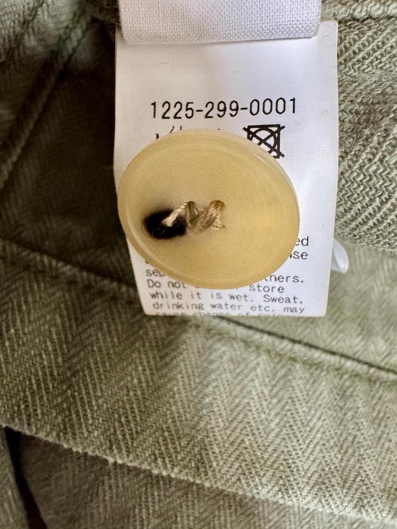 H BEAUTY&YOUTH ヘリンボーンマリン ユーティリティジャケットOvy