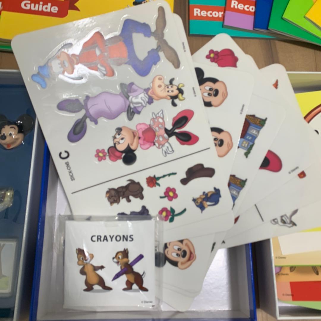 【DWE】ディズニー英語 ステップバイステップDVDプレイヤー CD他 計53点