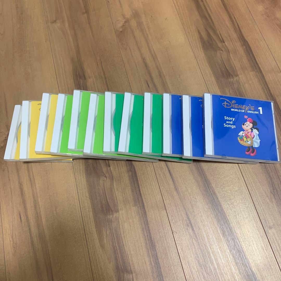 【DWE】ディズニー英語 ステップバイステップDVDプレイヤー CD他 計53点