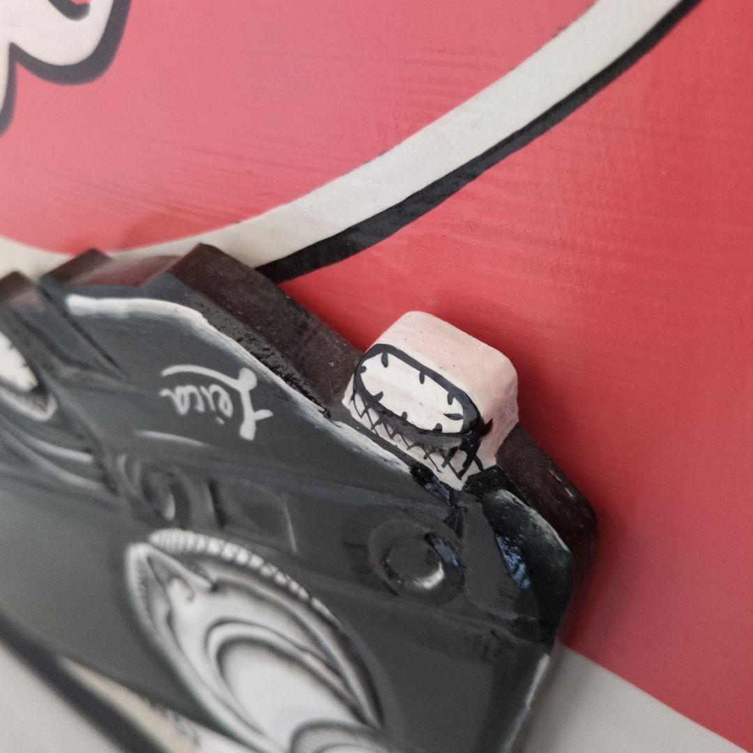 ライカ　木製パネルアート