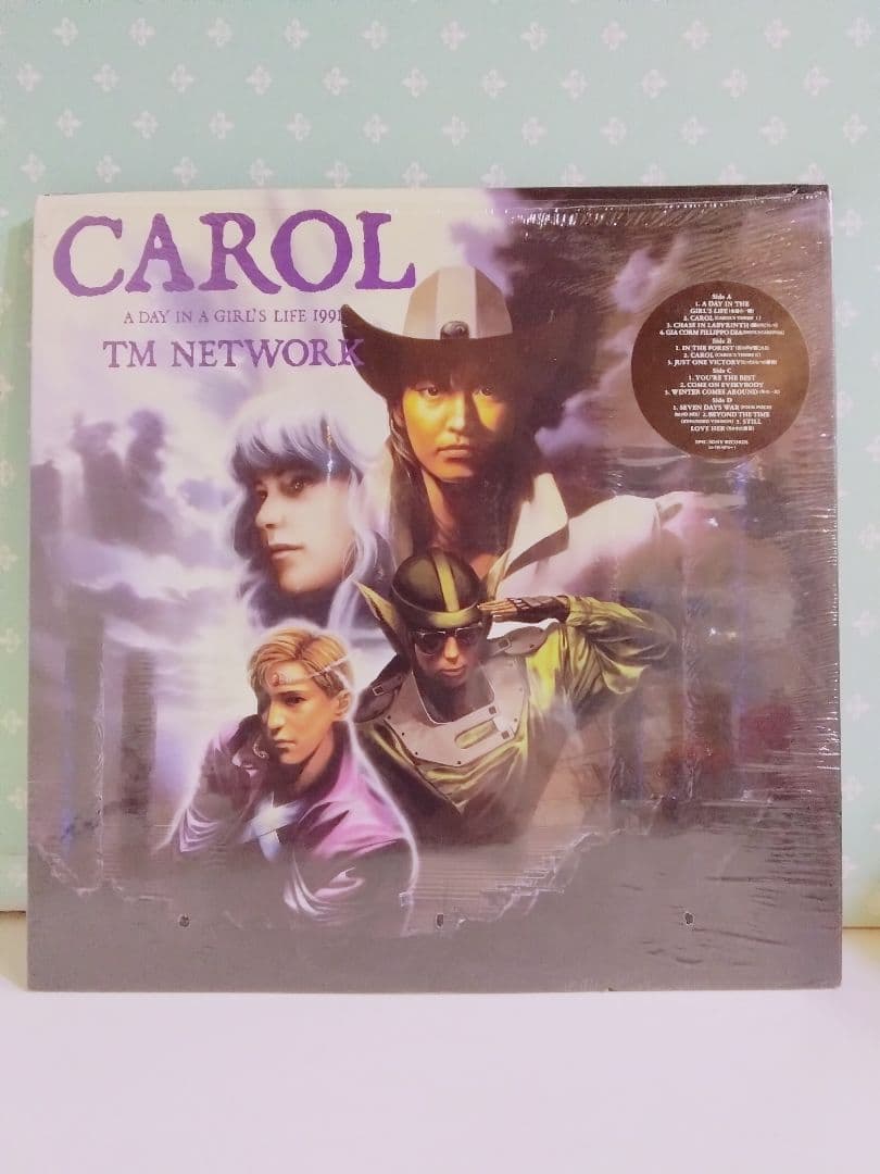 TM NETWORK CAROL LPレコード2枚組