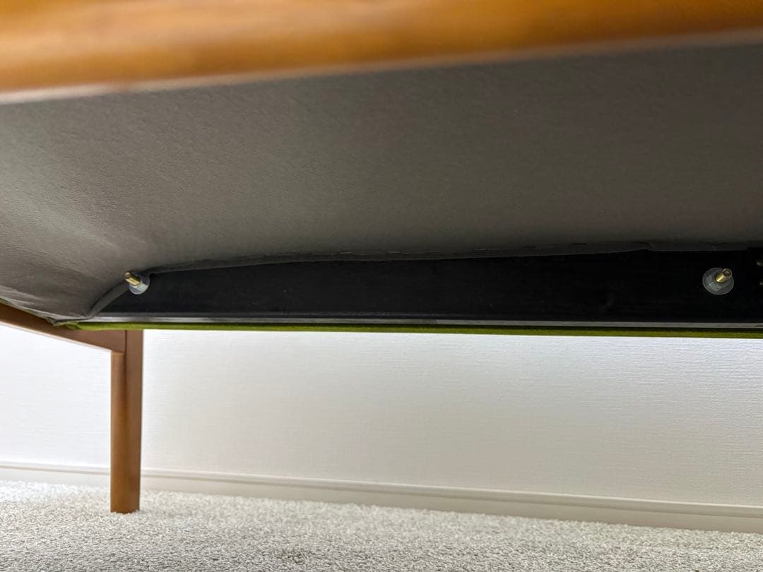 カリモク60 Kチェア　2シーター　モケットグリーン