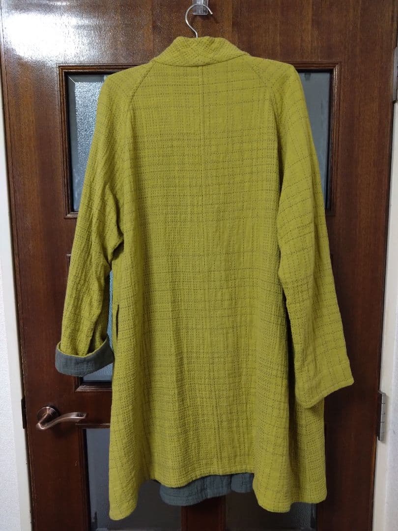 群言堂・リバーシブルコート　ミズノコート