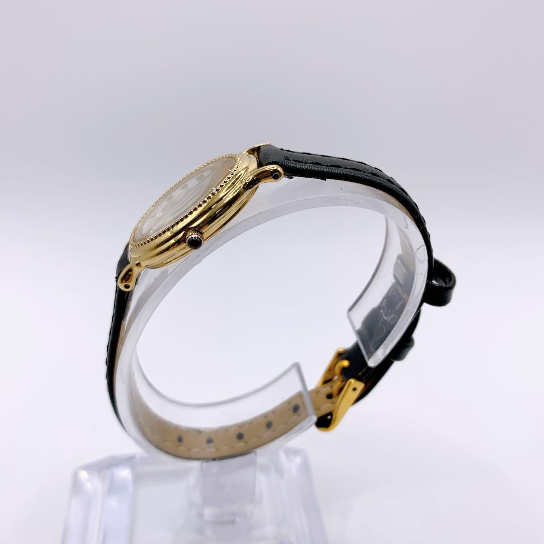 【新電池】SEIKO セイコー★レディース 腕時計 エクセリーヌ 新品ベルト 金