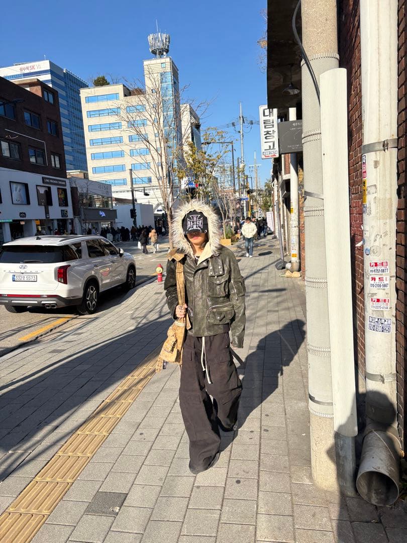 世界10着　no faith studios レザージャケット