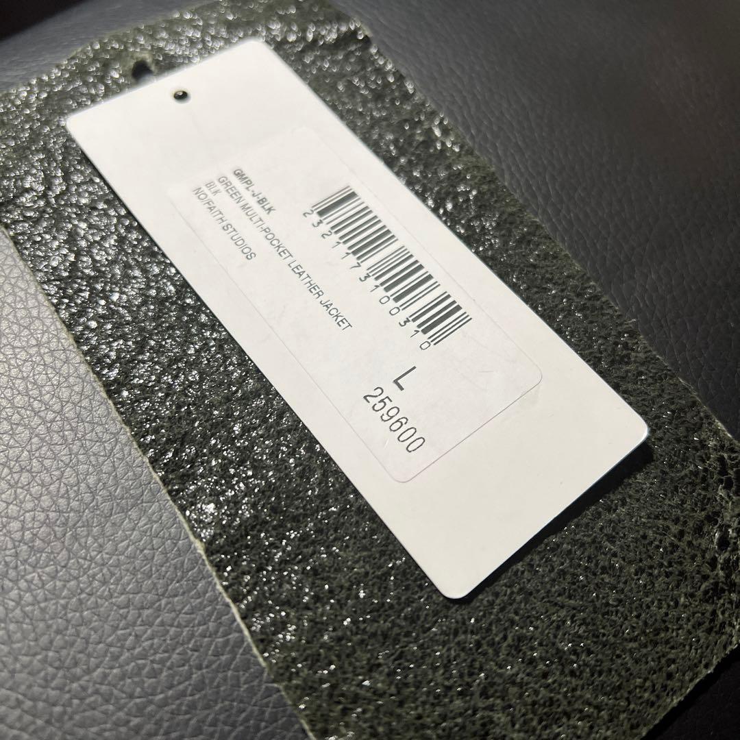 世界10着　no faith studios レザージャケット