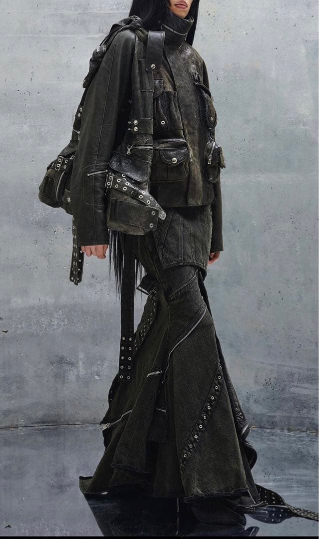 世界10着　no faith studios レザージャケット