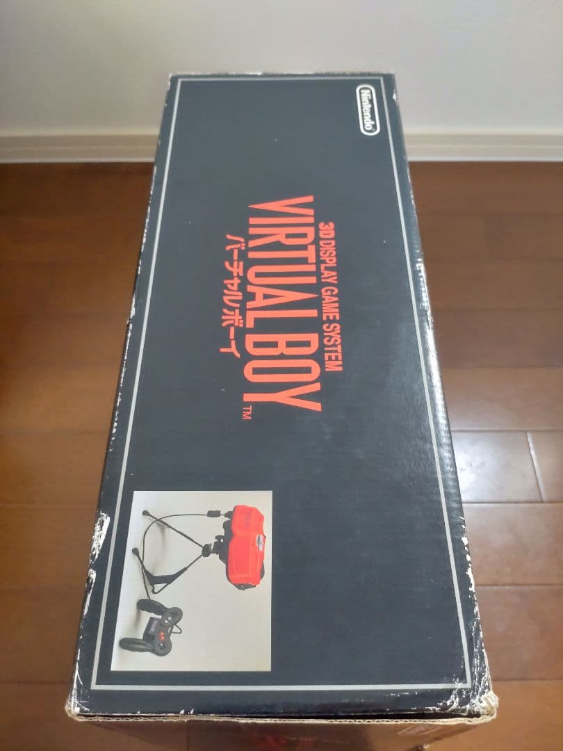 動作確認済 バーチャルボーイ ソフト付き 箱、説明あり ACアダプタ付き