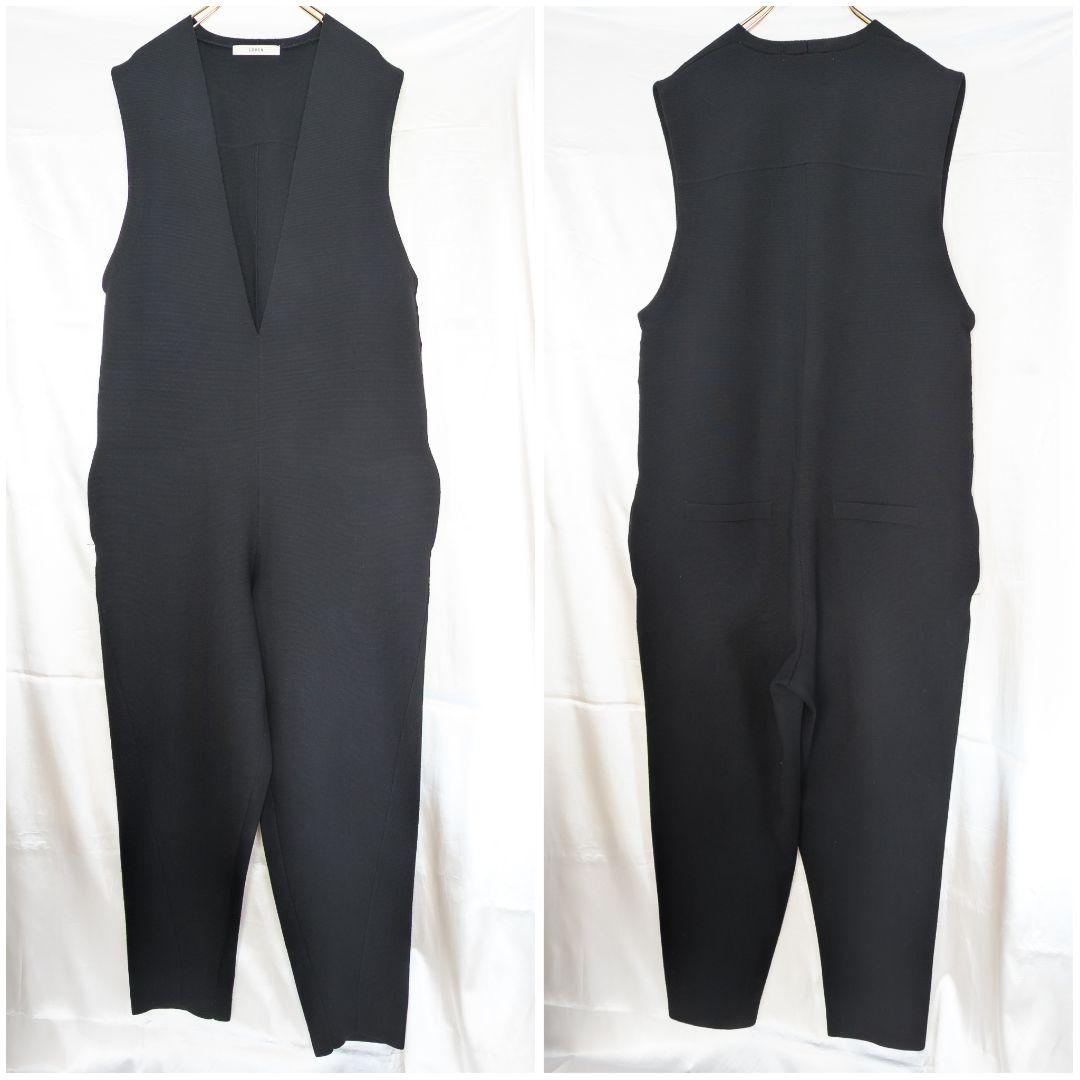 LOHEN ローヘン オールインワン Vネック サロペット 黒 38