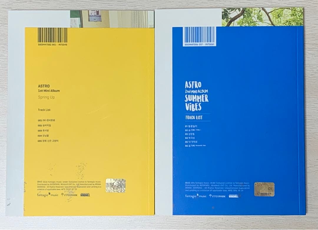 ASTRO Spring Up SUMMER ViBES サイン入りアルバム