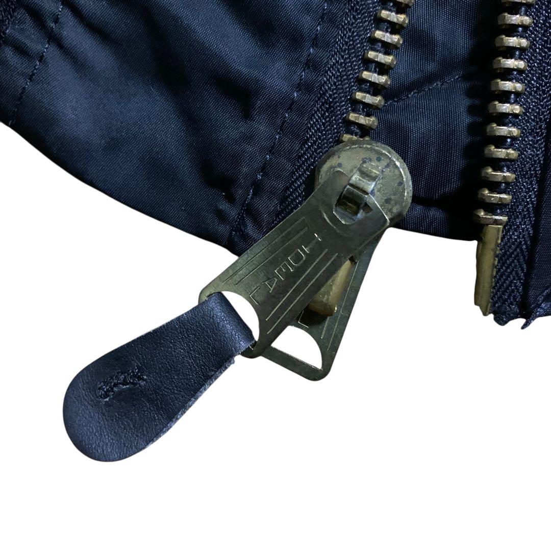 90s ALPHA INDUSTRIES MA-1 フライトジャケット ブラック