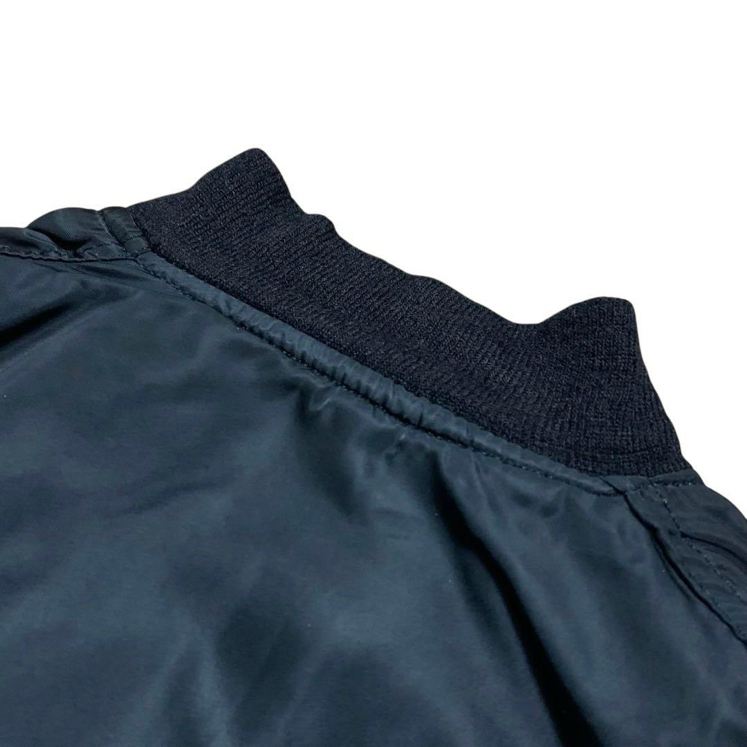 90s ALPHA INDUSTRIES MA-1 フライトジャケット ブラック