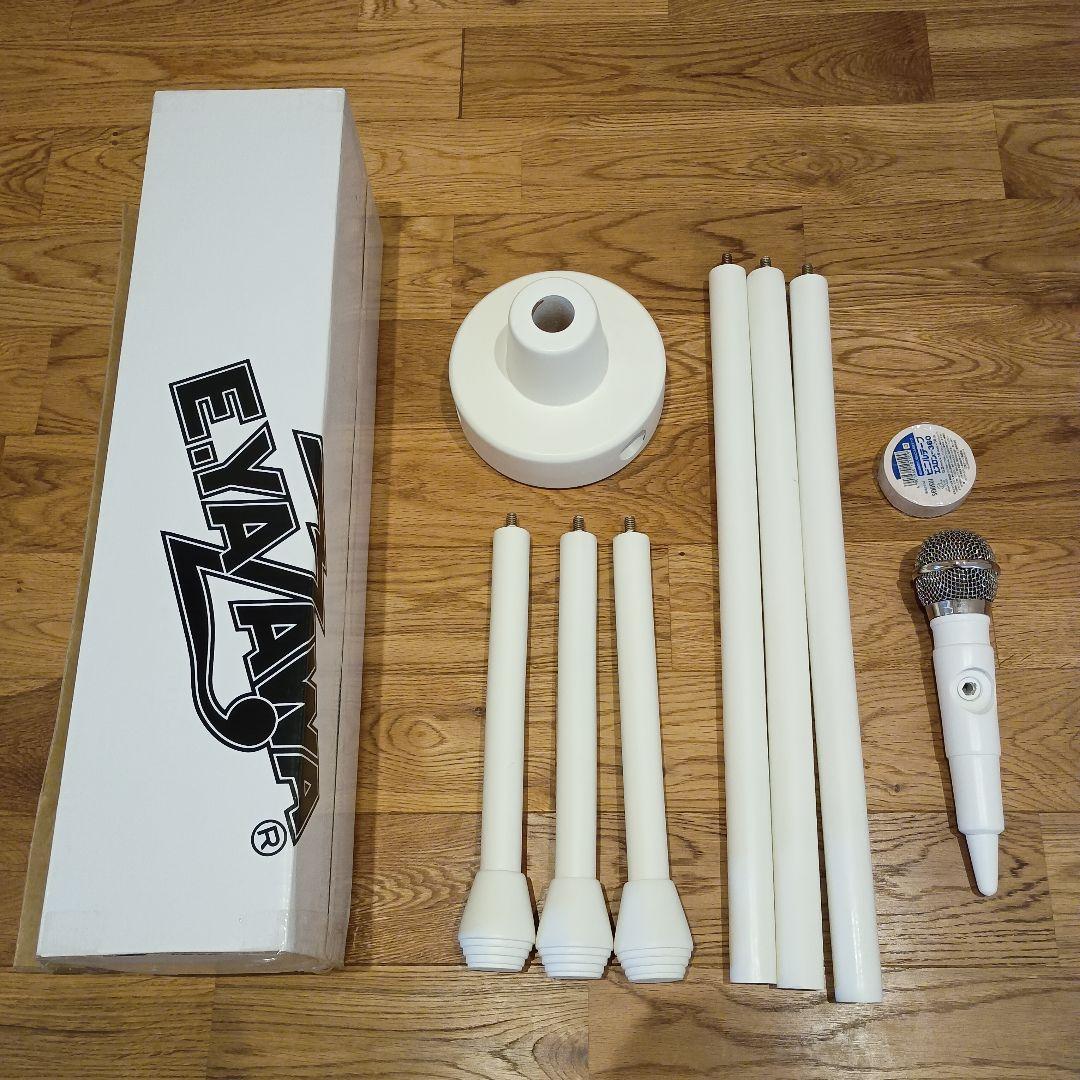 矢沢永吉　ホワイト マイクスタンド 型ハンガー