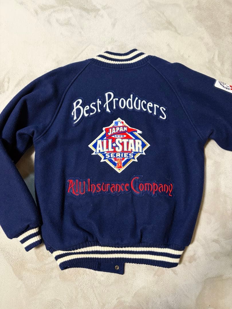 MLBスタジャン Japan All-Star Series L 美品ネイビー