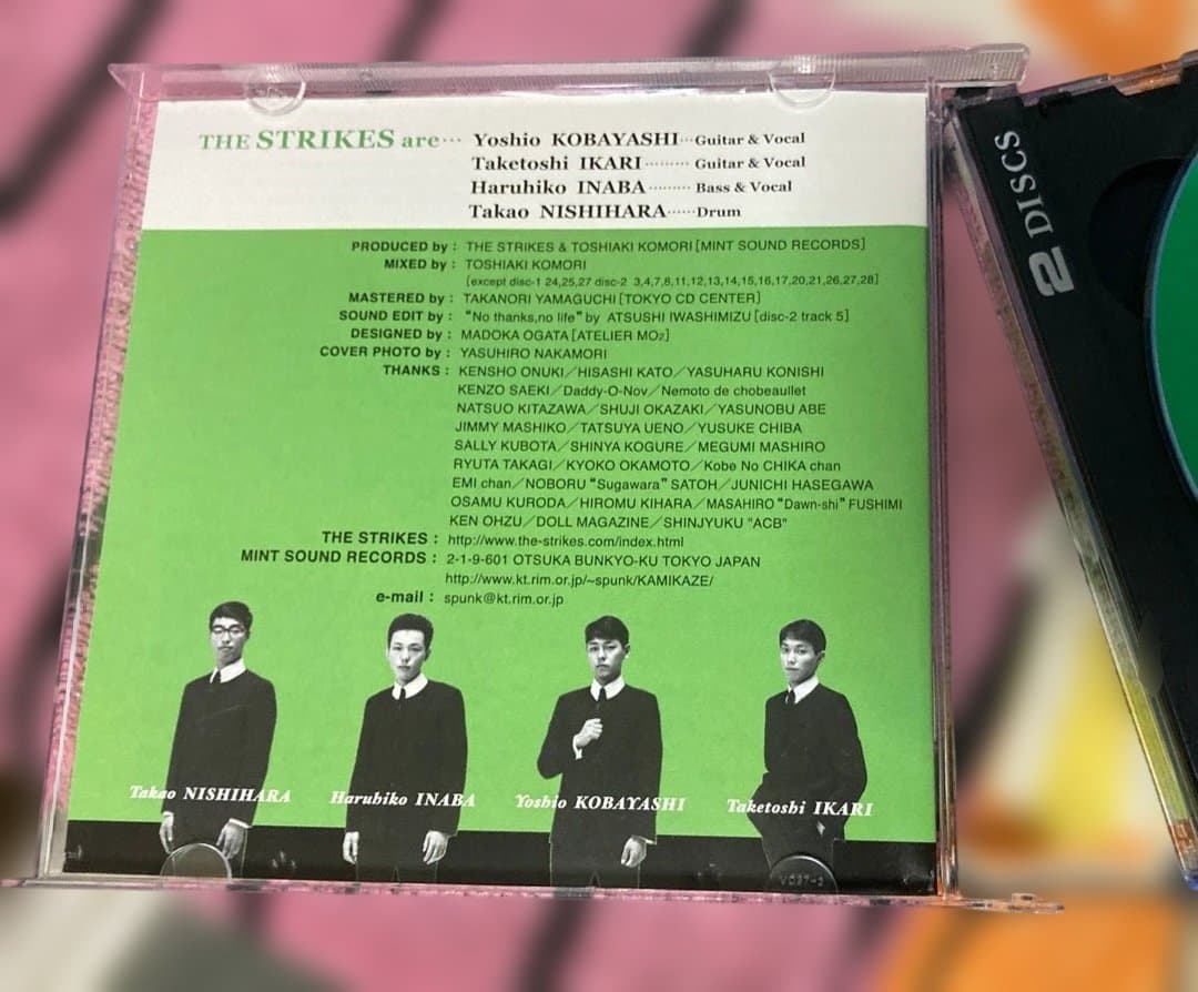 超貴重2枚組CD廃盤＆特典DVD付　ザ・ストライクス THE STRIKES