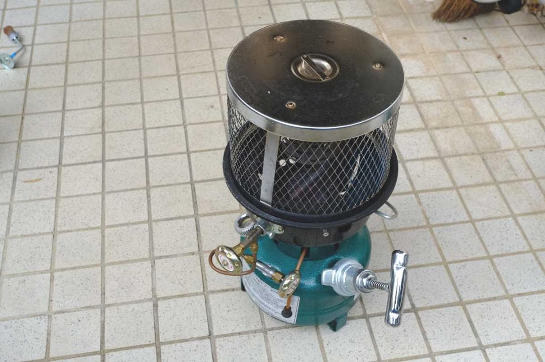 オムニ　灯油バーナー　アウトドアコンロ　ホヤ+温水器ホヤ付き