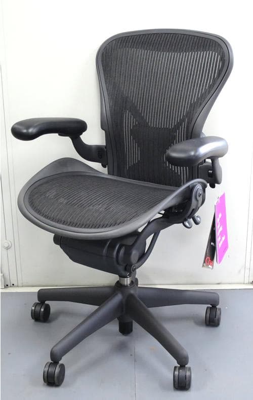 美品　大人気　ハーマンミラー　アーロンチェア　Aサイズ　フル装備　ブラック