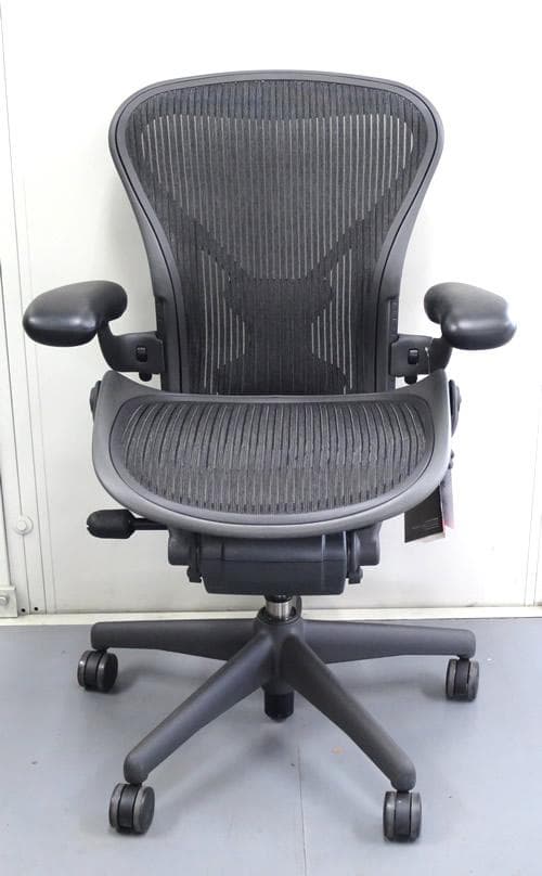 美品　大人気　ハーマンミラー　アーロンチェア　Aサイズ　フル装備　ブラック