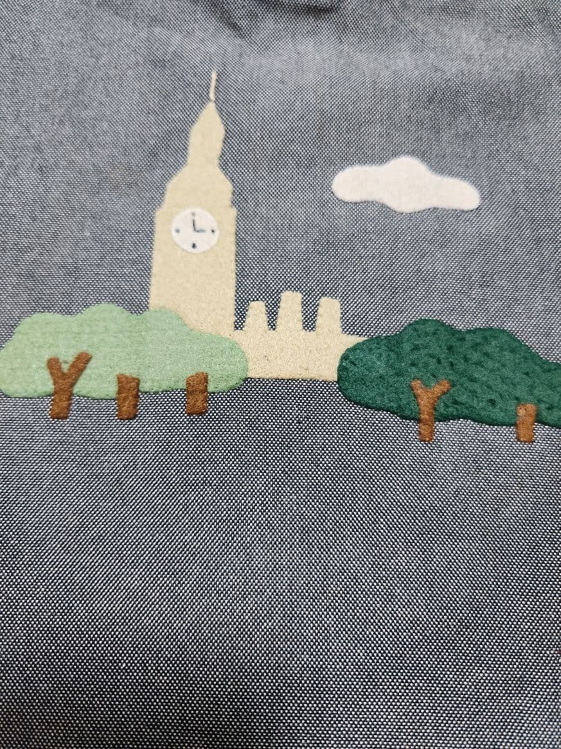 familiar 　デニムバック　 ブラックデニム