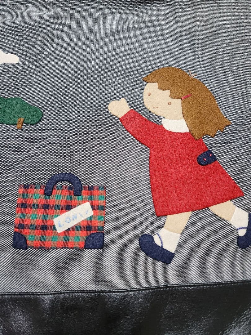 familiar 　デニムバック　 ブラックデニム