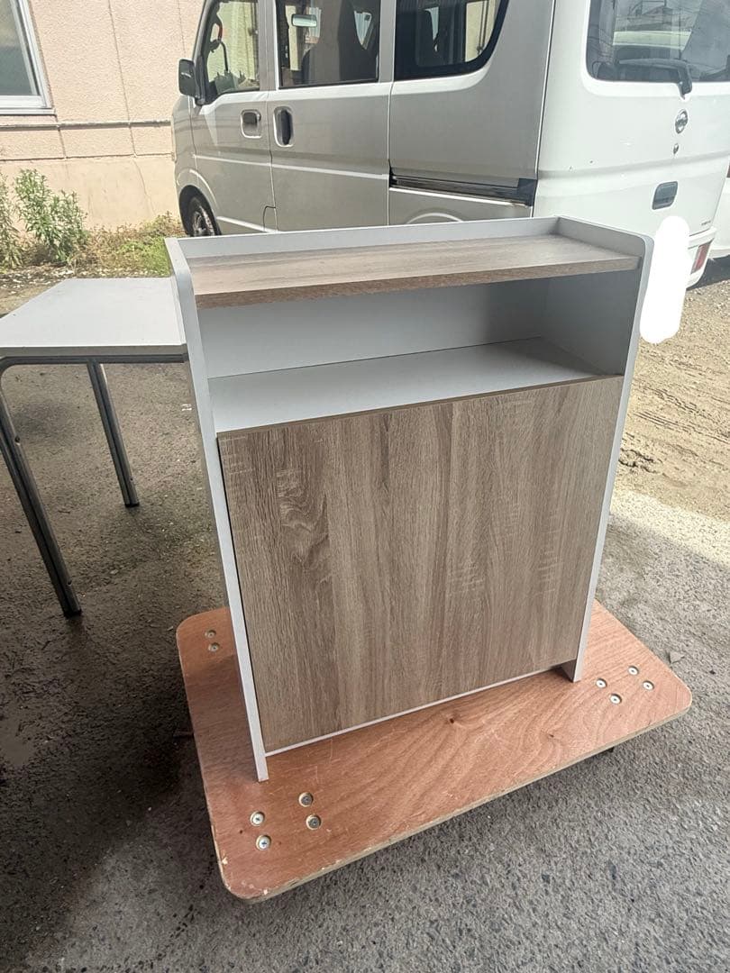 完成品 アイリスオーヤマ ウッドペールストッカー