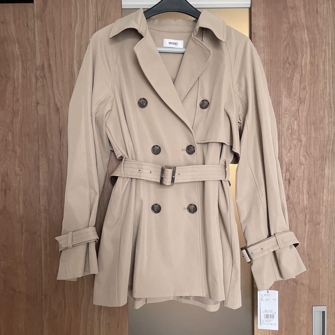 SNIDEL 2025新作 【新品タグ付き】バリエーションミドルトレンチコート