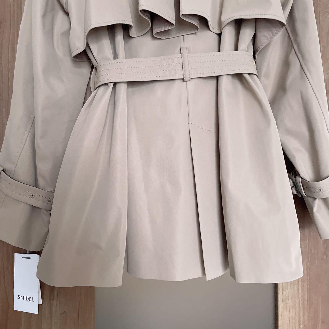 SNIDEL 2025新作 【新品タグ付き】バリエーションミドルトレンチコート