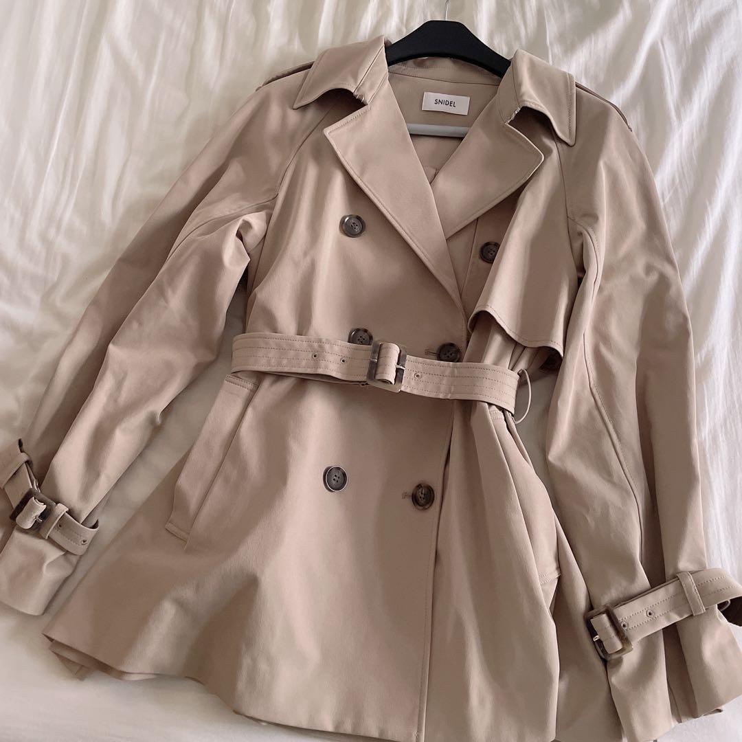 SNIDEL 2025新作 【新品タグ付き】バリエーションミドルトレンチコート