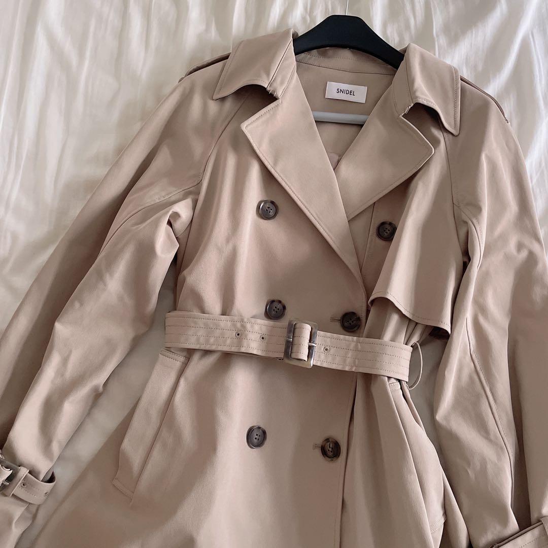 SNIDEL 2025新作 【新品タグ付き】バリエーションミドルトレンチコート