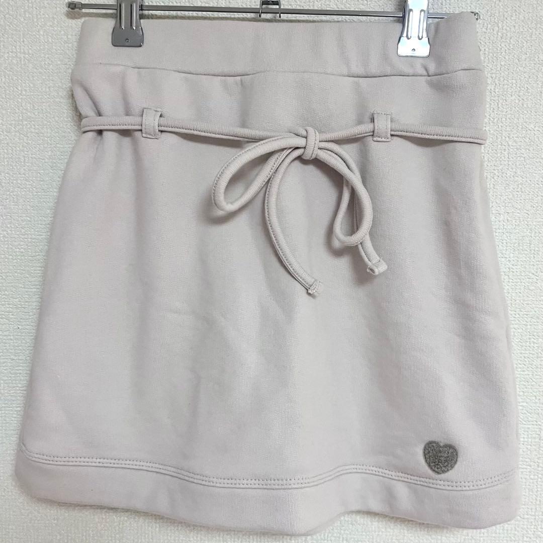 スカート andmary Mary heart skirt beige