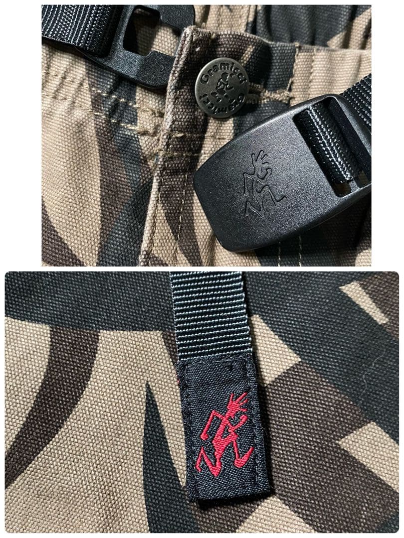 【美品】グラミチ　ワークパンツ　トライバルカモ　CANVAS EQT PANT