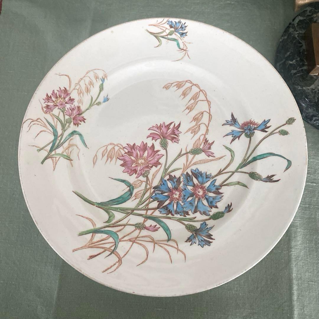 リュネヴィル　lunéville BLEUET矢車菊コンポティエ　ケーキスタンド