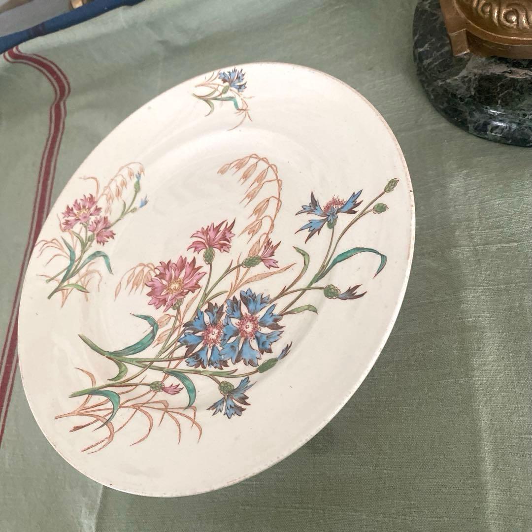 リュネヴィル　lunéville BLEUET矢車菊コンポティエ　ケーキスタンド