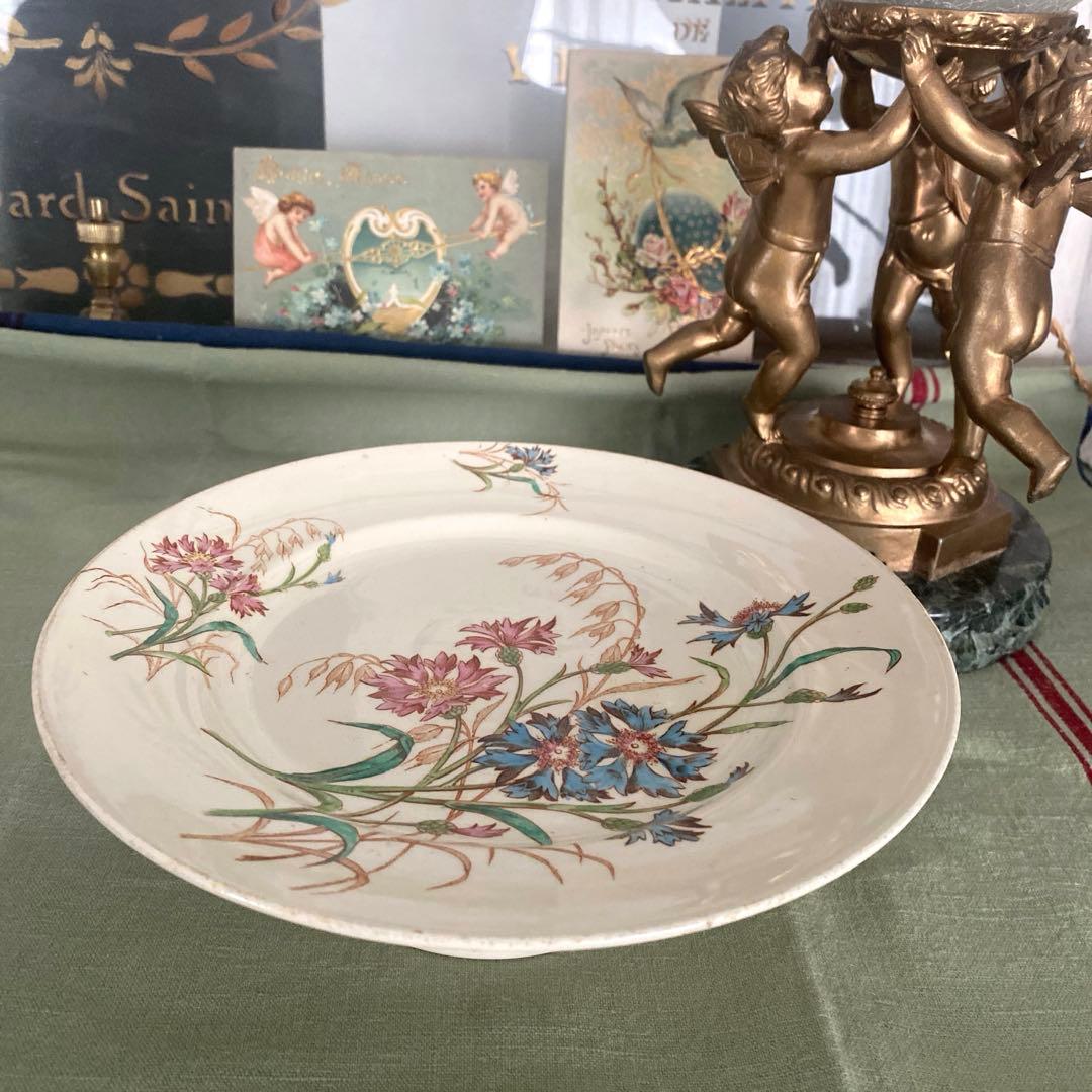 リュネヴィル　lunéville BLEUET矢車菊コンポティエ　ケーキスタンド