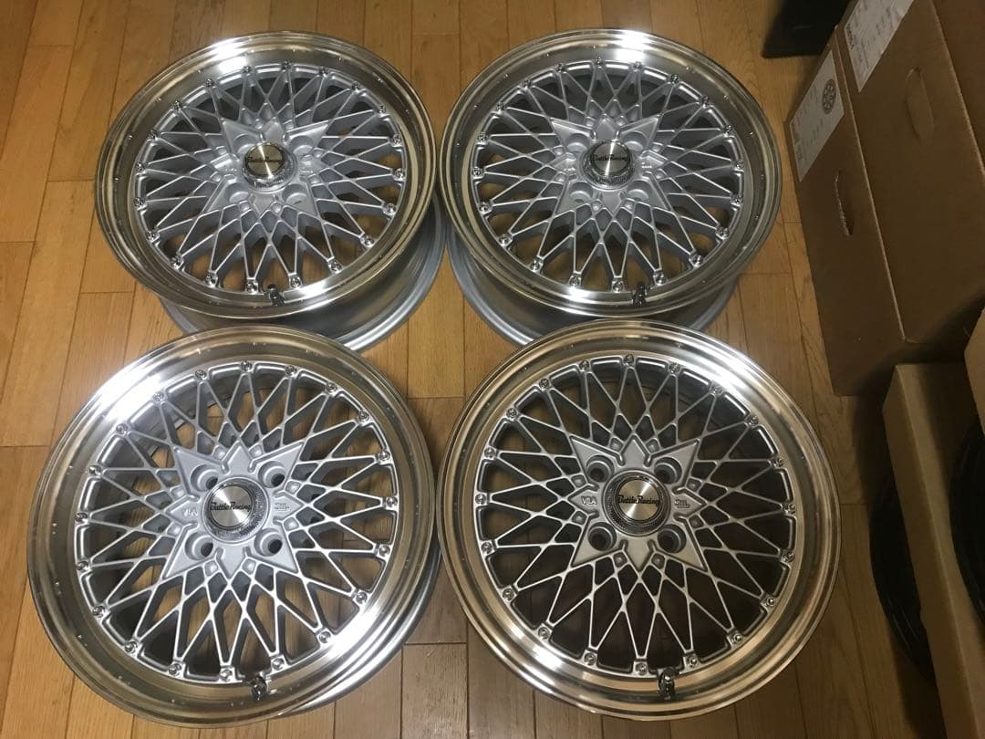 旧車・街道レーサー・暴走族 15×5.5J/+35/PCD100 ４本セット