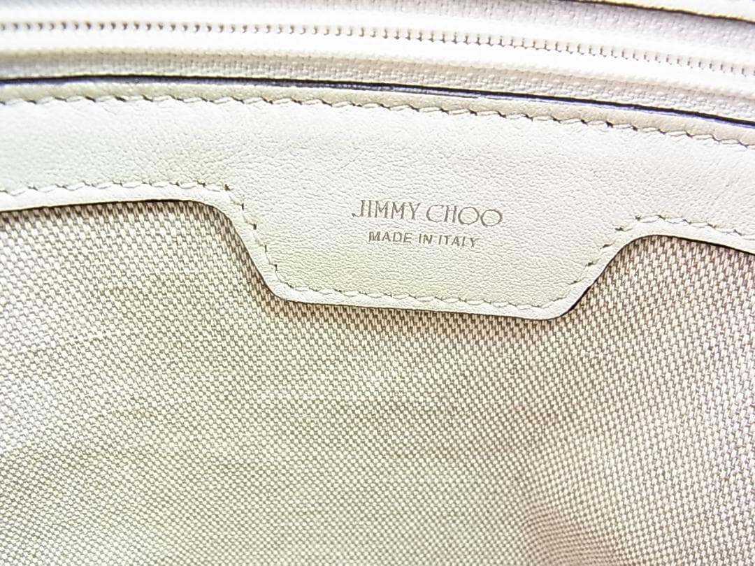 【正規品良品】Jimmy Chooジミーチュウソフィア　スタッズ トートバッグ