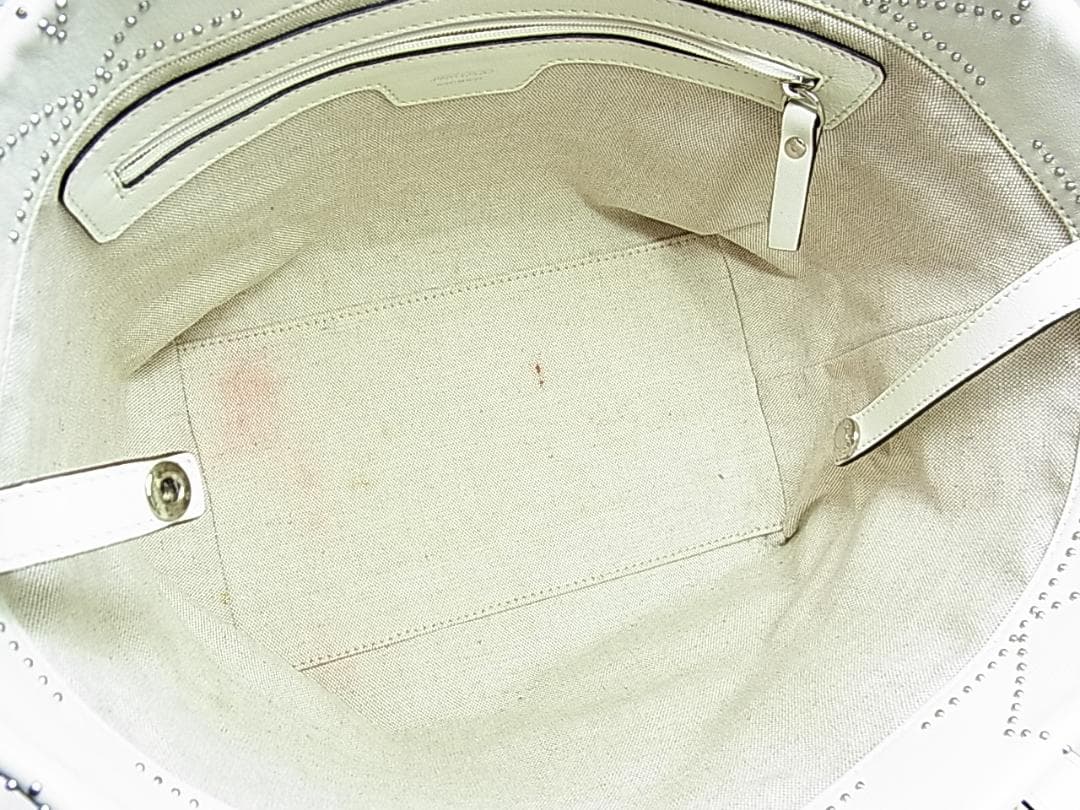 【正規品良品】Jimmy Chooジミーチュウソフィア　スタッズ トートバッグ