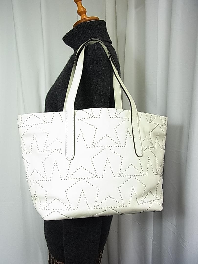 【正規品良品】Jimmy Chooジミーチュウソフィア　スタッズ トートバッグ