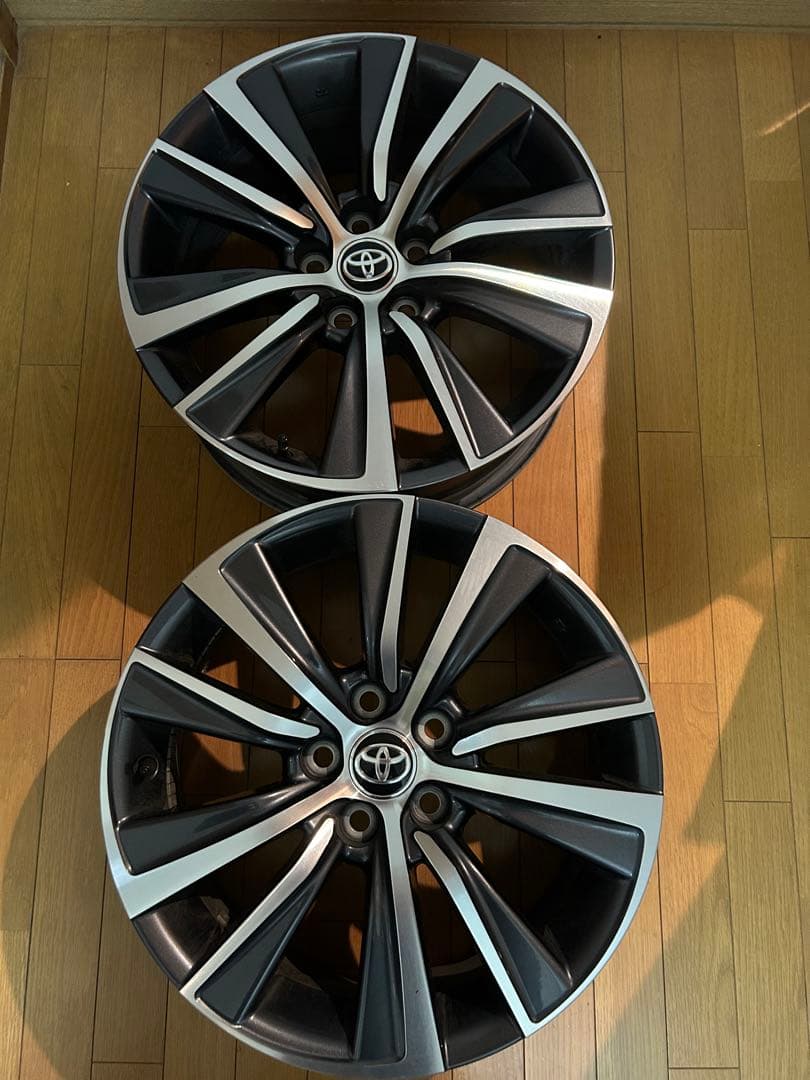 トヨタ ハリアー 80系 純正ホイール 18インチ 4本セット純正ナット付 美品