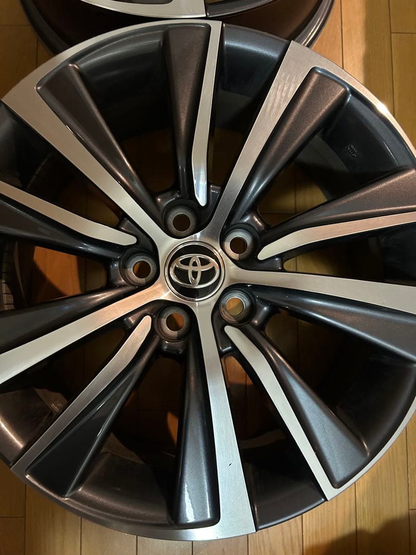 トヨタ ハリアー 80系 純正ホイール 18インチ 4本セット純正ナット付 美品