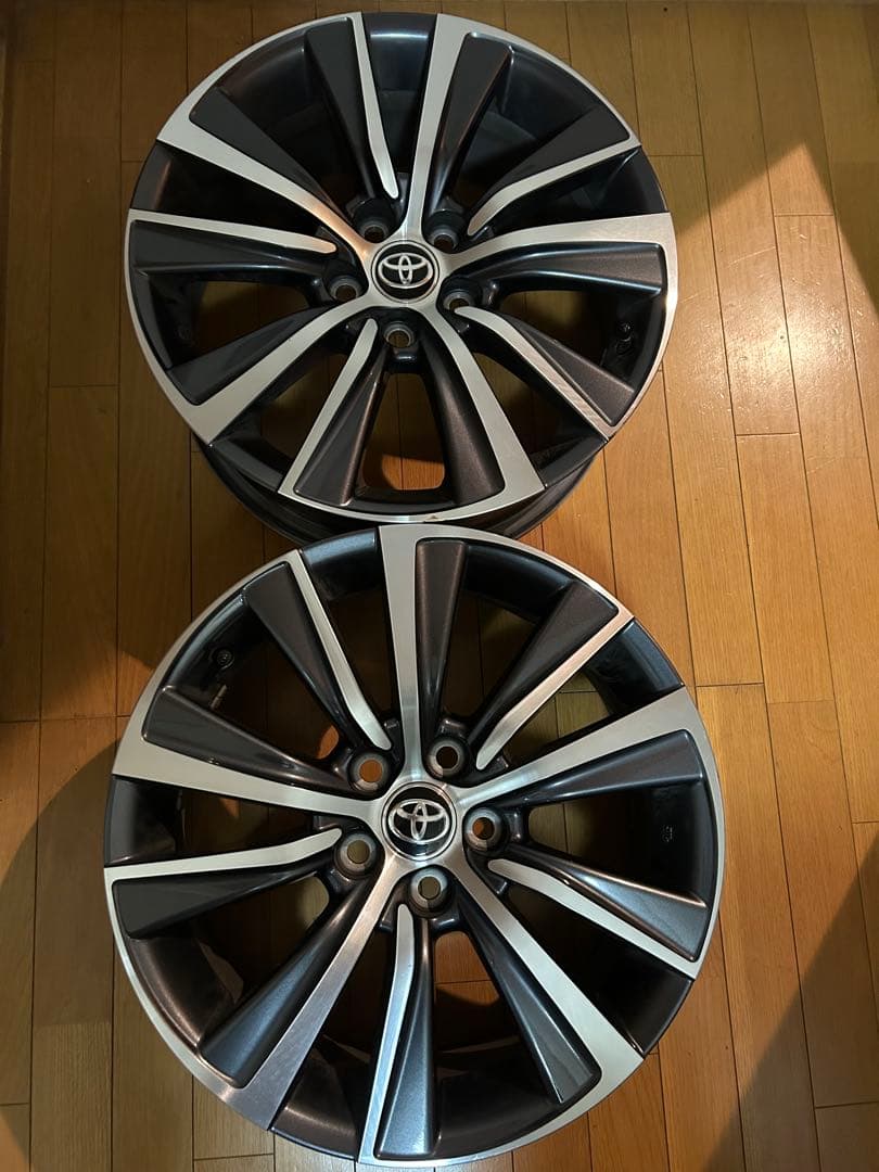 トヨタ ハリアー 80系 純正ホイール 18インチ 4本セット純正ナット付 美品
