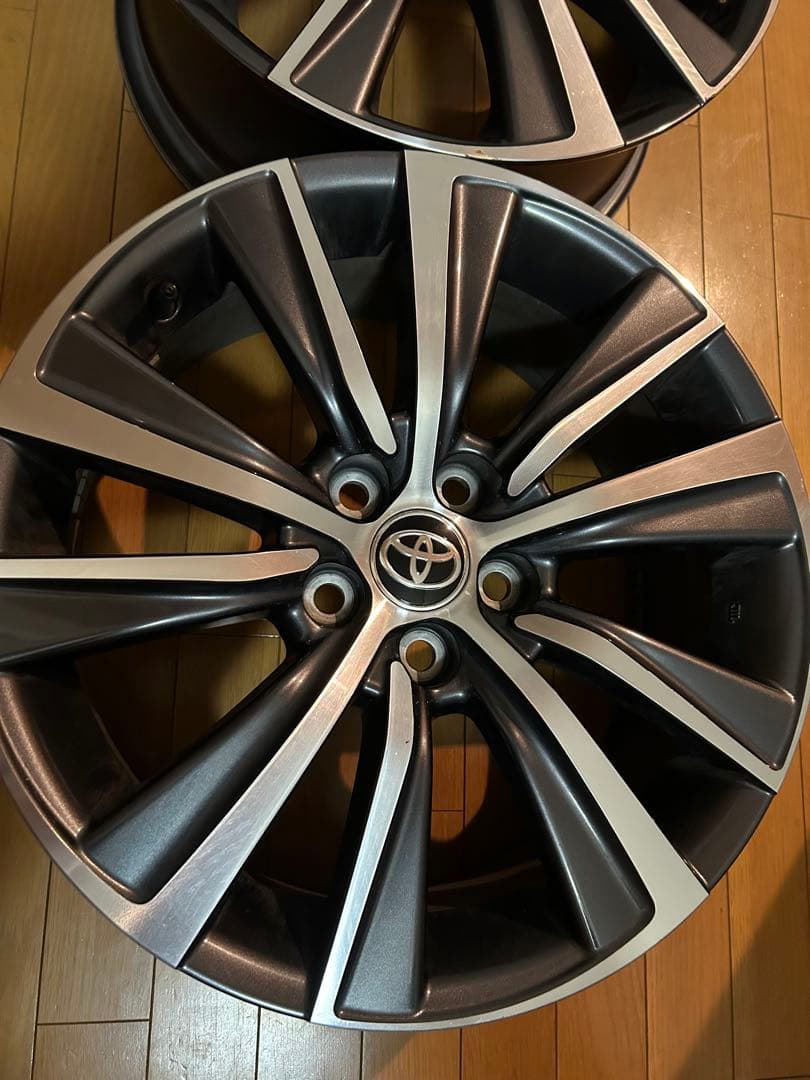 トヨタ ハリアー 80系 純正ホイール 18インチ 4本セット純正ナット付 美品