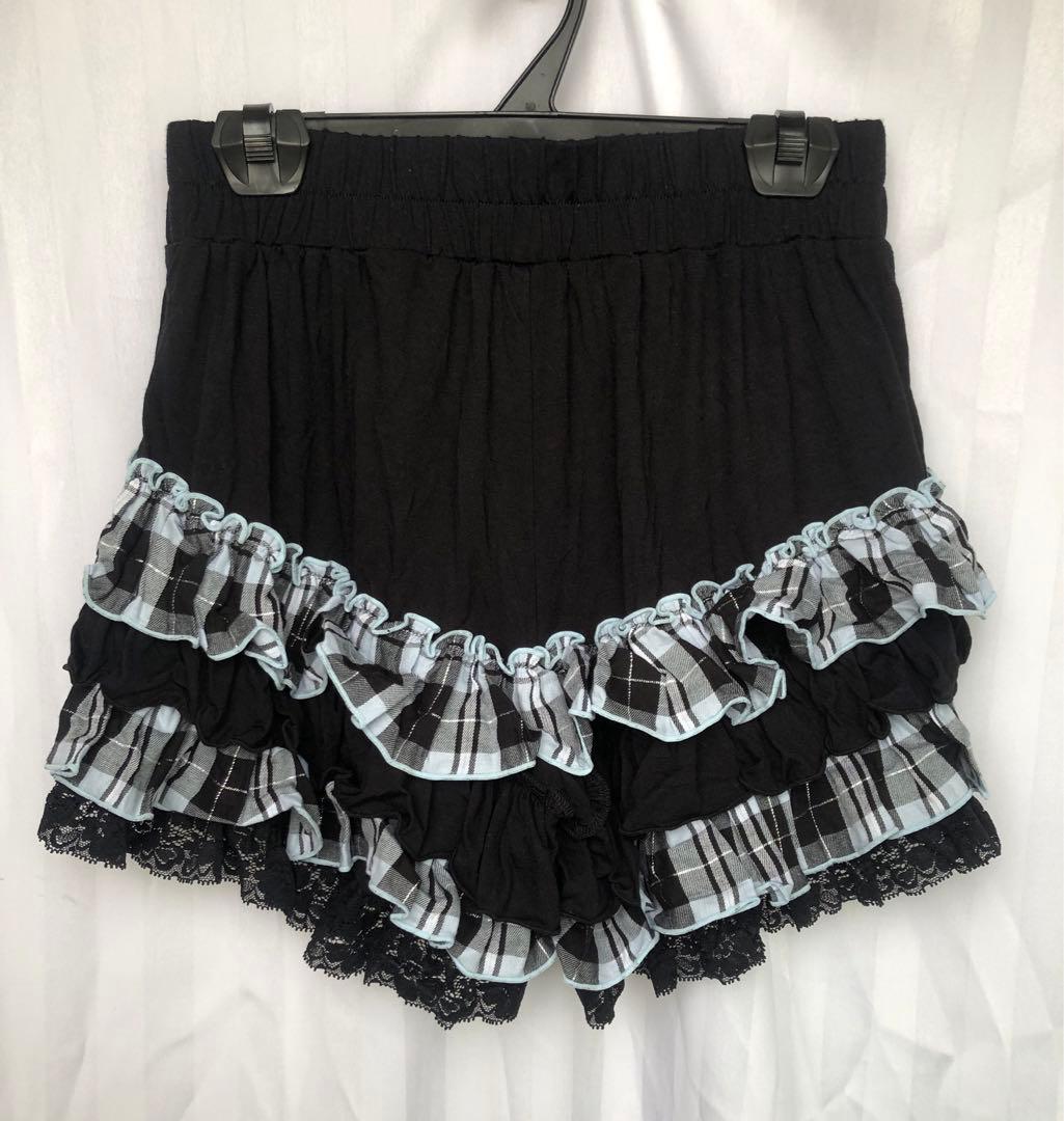 PUTUMAYO チェックフリルキュロット　ドロワーズ