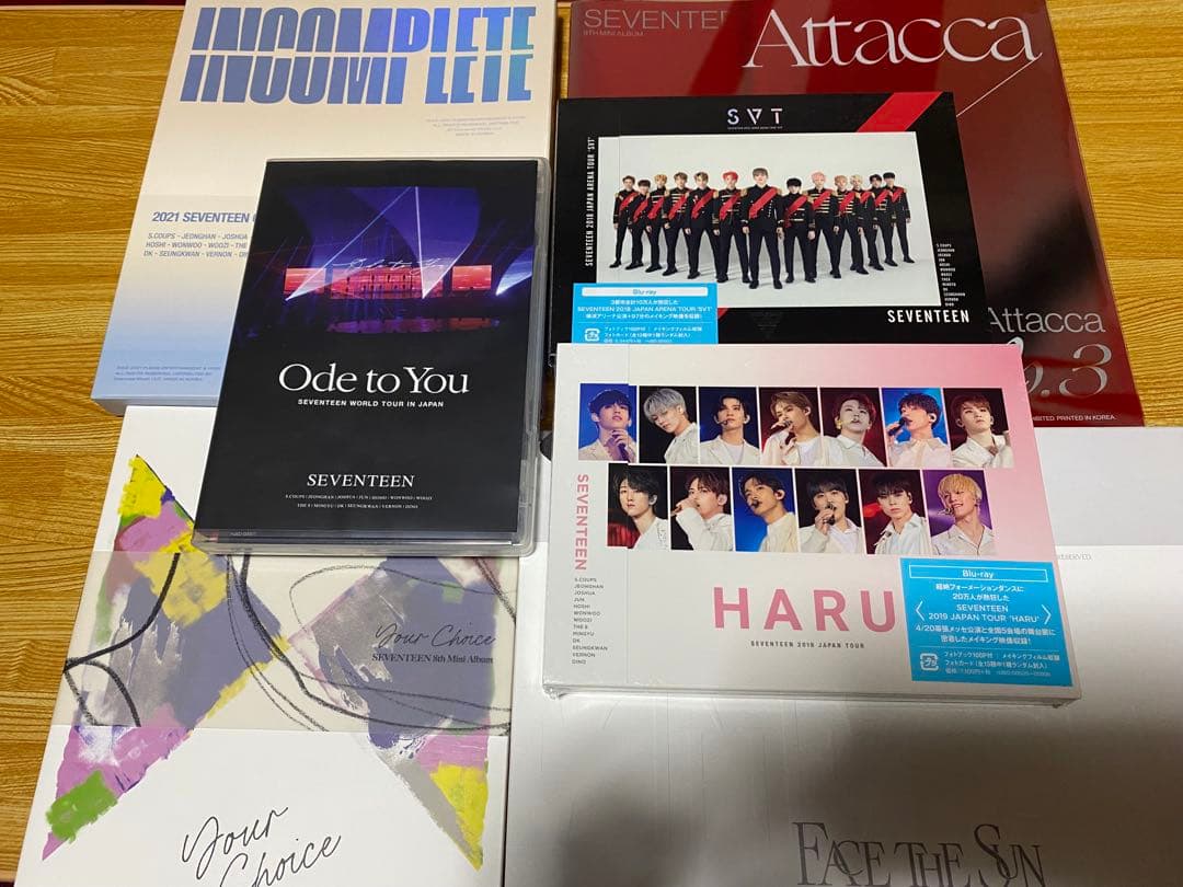 【新品・未使用・中古】【トレカ等特典付き】SEVENTEEN CDアルバム