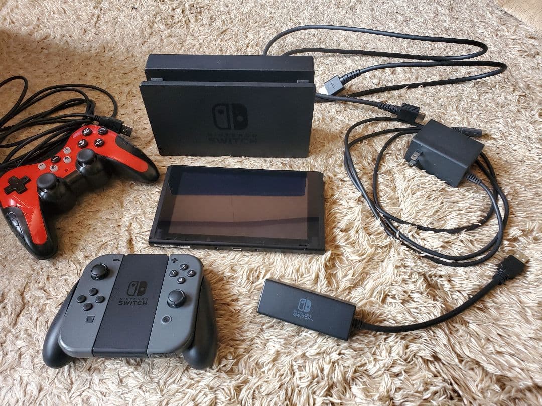 Nintendo Switch Joy-Con (L) / (R) グレー+α